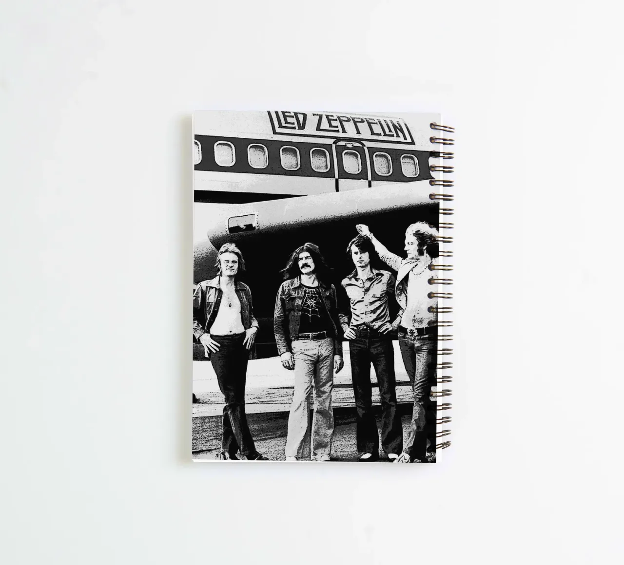 led zeppelin spiral notebook by vanhesling