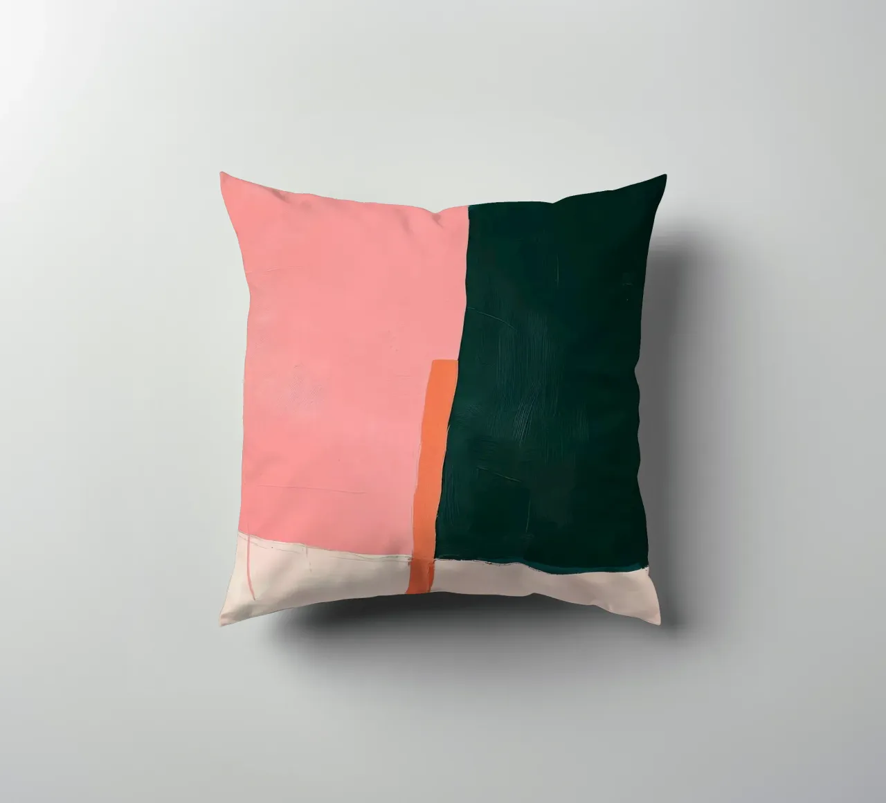 Composizione minimalista in rosa e verde cuscino da Euphoria Theresa