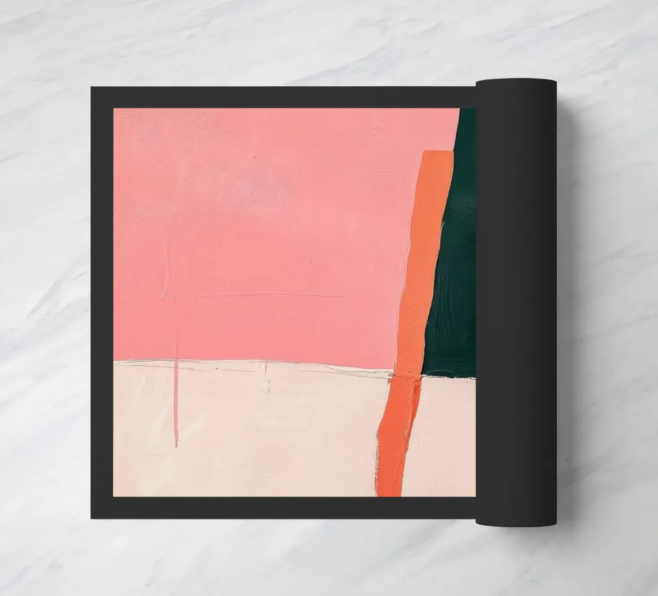 Composizione minimalista in rosa e verde zerbino da Euphoria Theresa