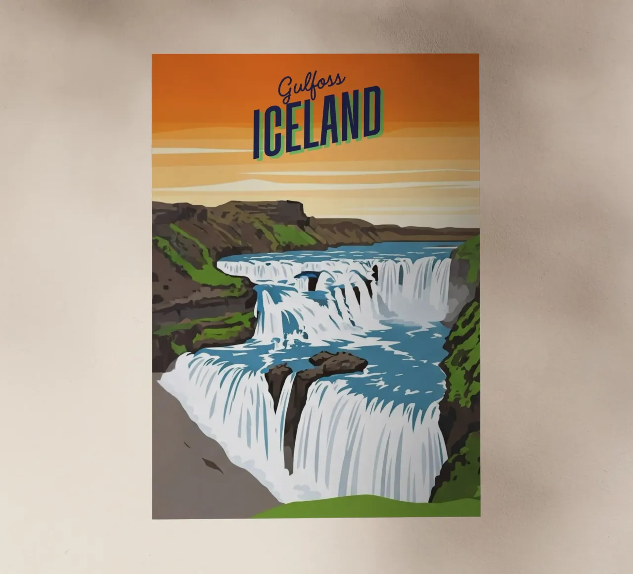 Gullfoss: The Golden Ticket, Iceland pellicola backlit da ZEN VACATION