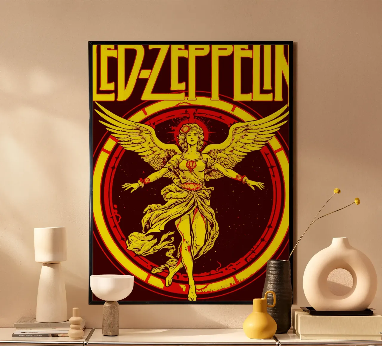 led zeppelin band art hahnemühle by vanhesling
