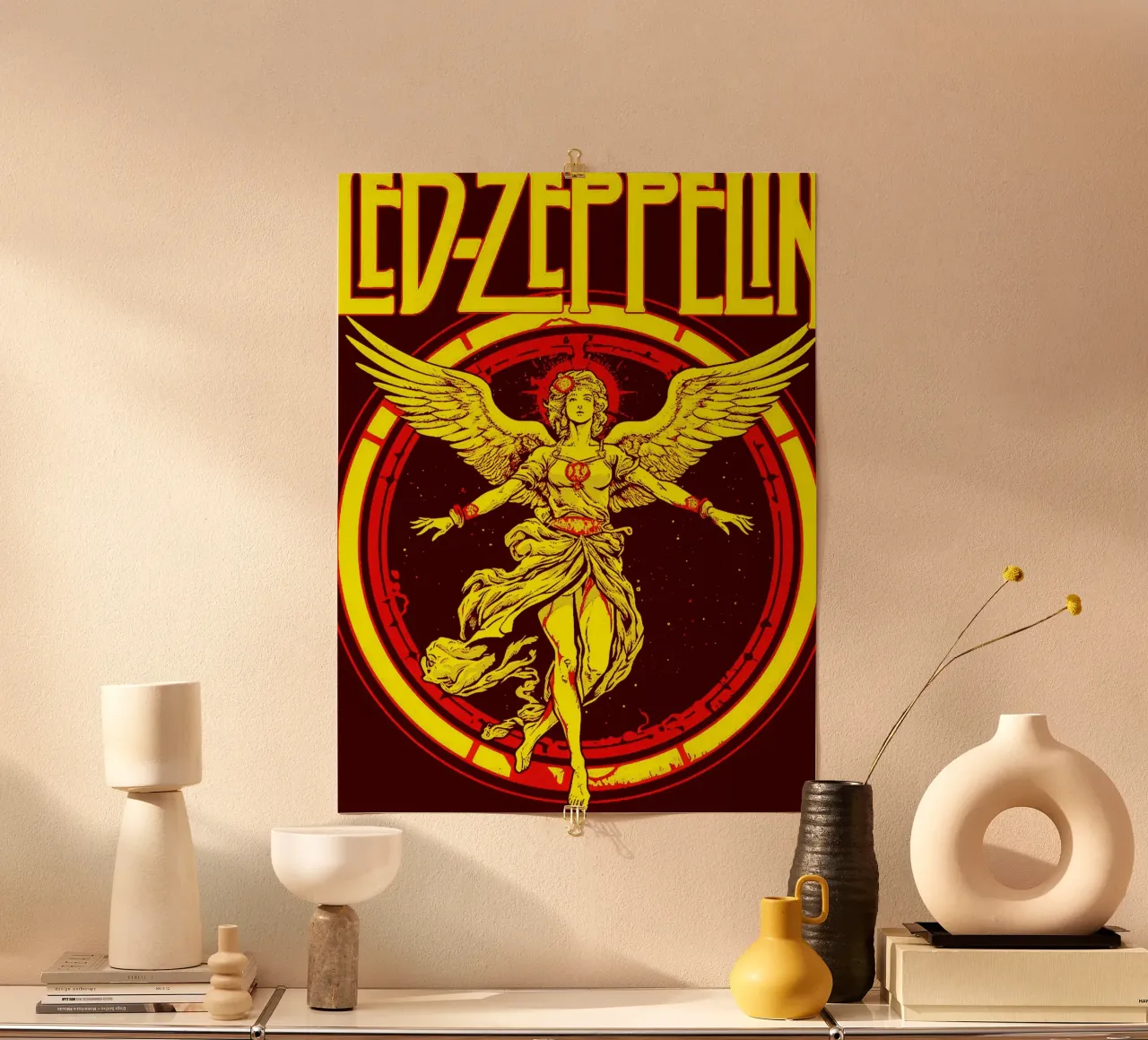 led zeppelin band art hahnemühle by vanhesling