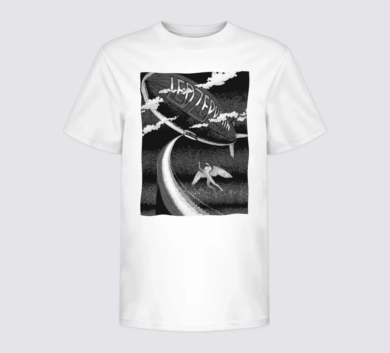 led zeppelin band art kinder t-shirt van vanhesling