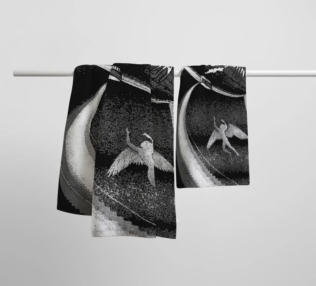 led zeppelin band art asciugamano da bagno da vanhesling