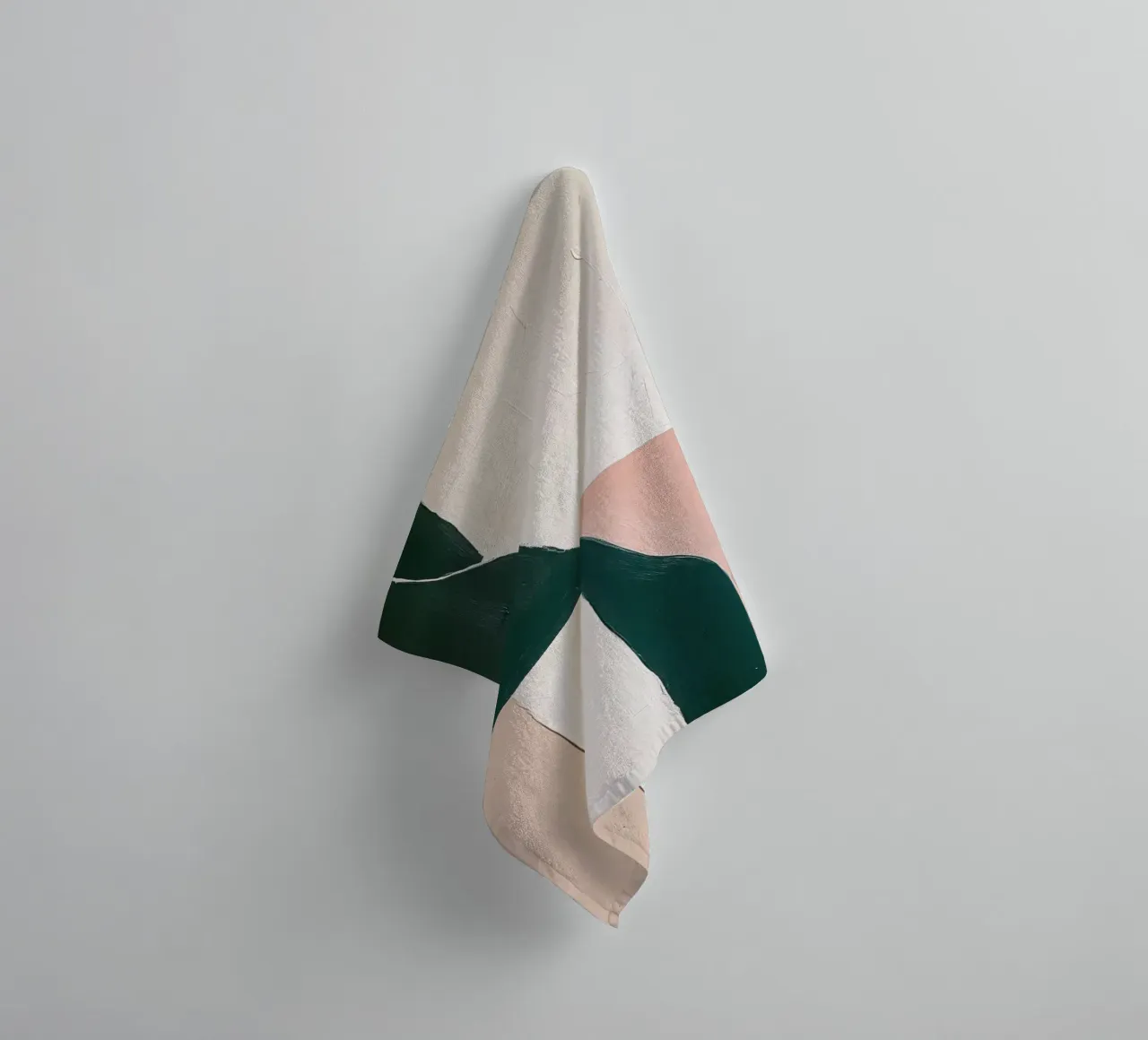 Arte Japandi minimalista con pennellate audaci asciugamano da bagno da Euphoria Theresa