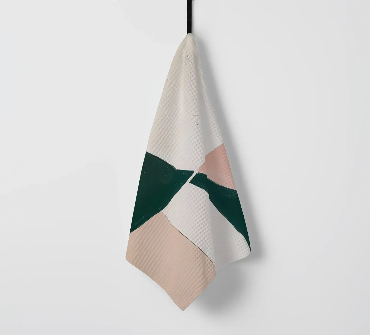 Arte Japandi minimalista con pennellate audaci canovaccio da cucina da Euphoria Theresa