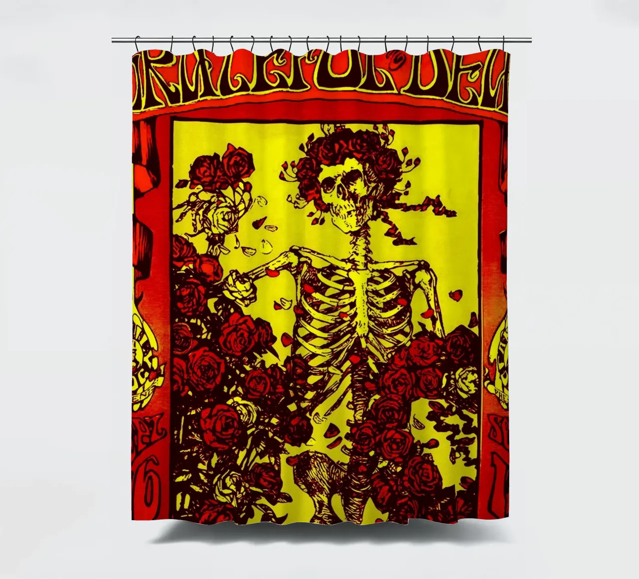 The Grateful Dead shower curtain by vanhesling