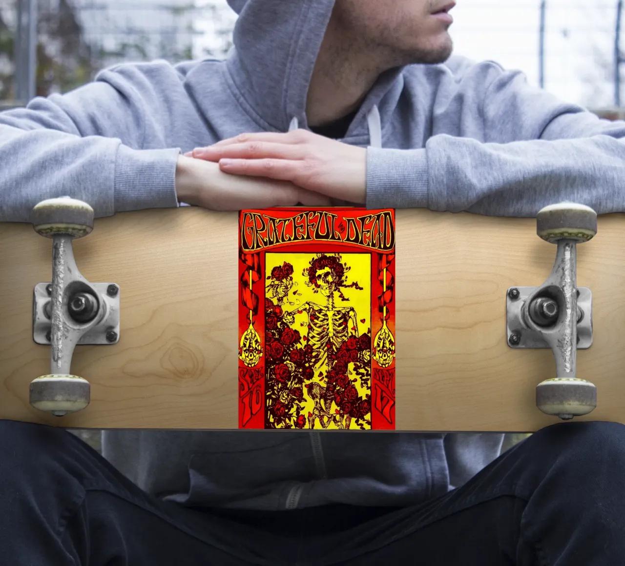 The Grateful Dead sticker van vanhesling