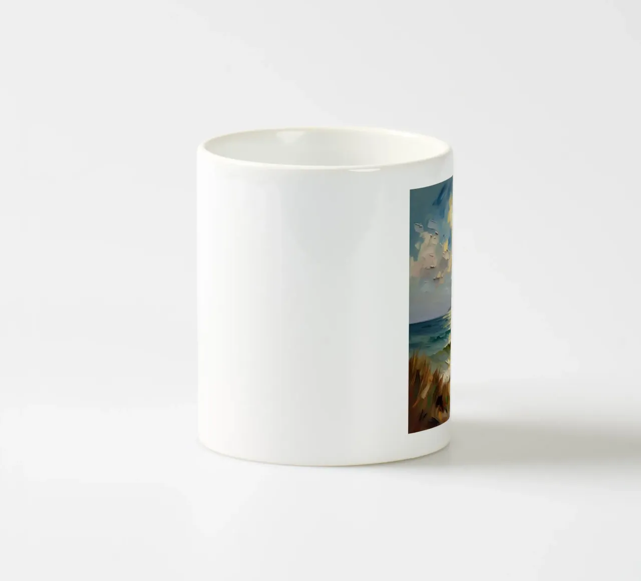 onde della spiaggia tazza in ceramica da Earthly Visions