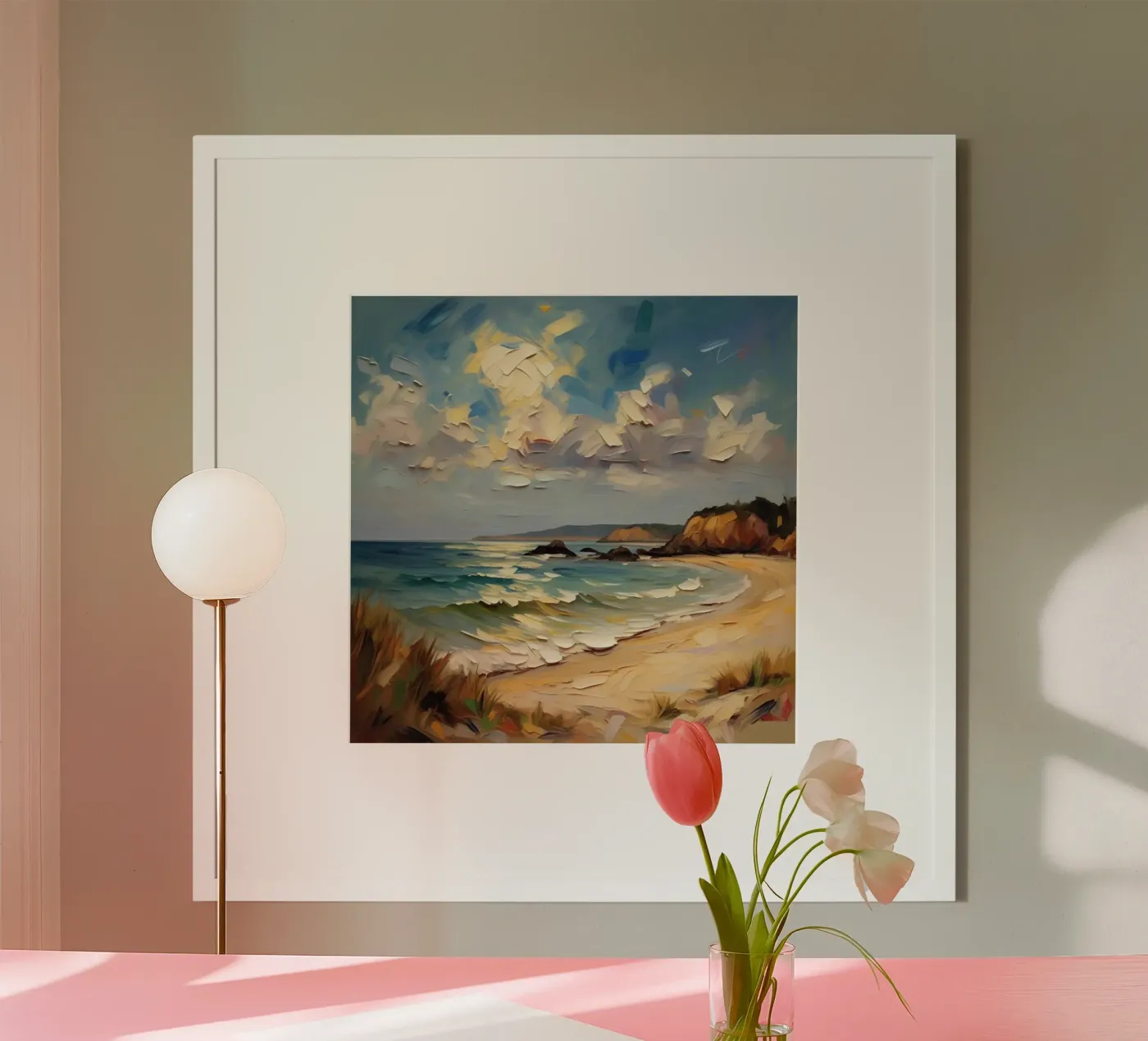 beach waves poster by Earthly Visions