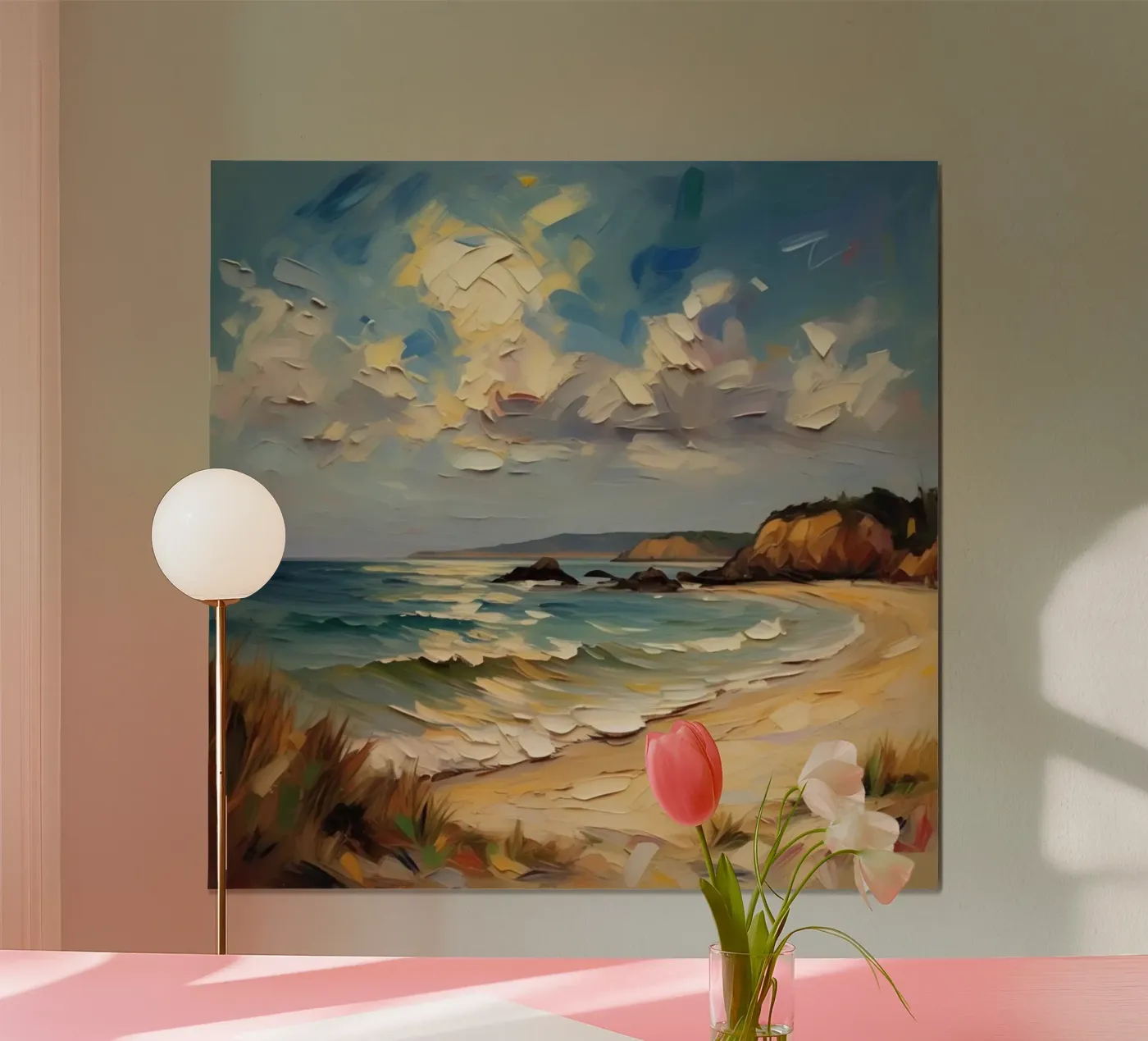 beach waves poster by Earthly Visions