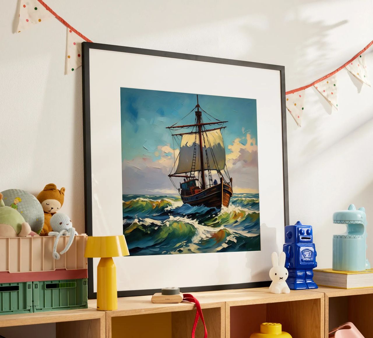 sailing ship sails poster by Earthly Visions