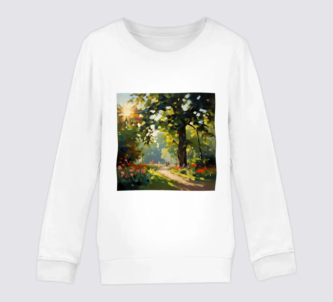 alberi alla luce del sole felpa bambino da Earthly Visions