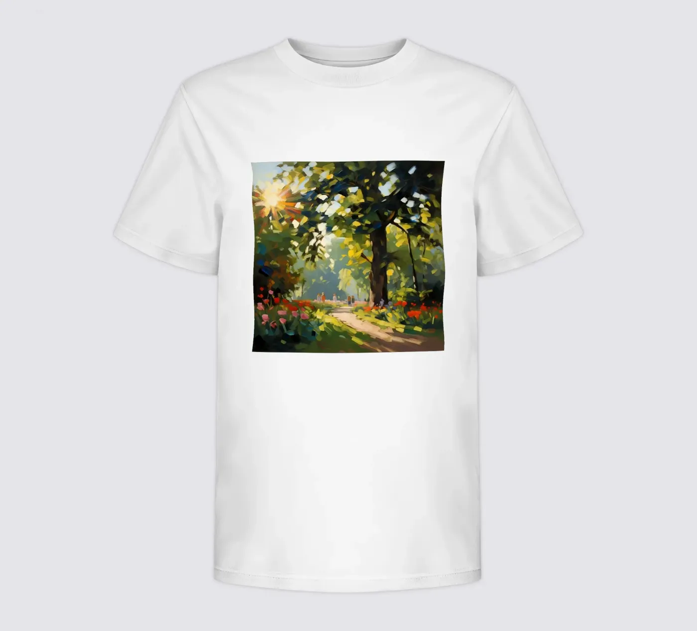 alberi alla luce del sole t-shirt bambini da Earthly Visions