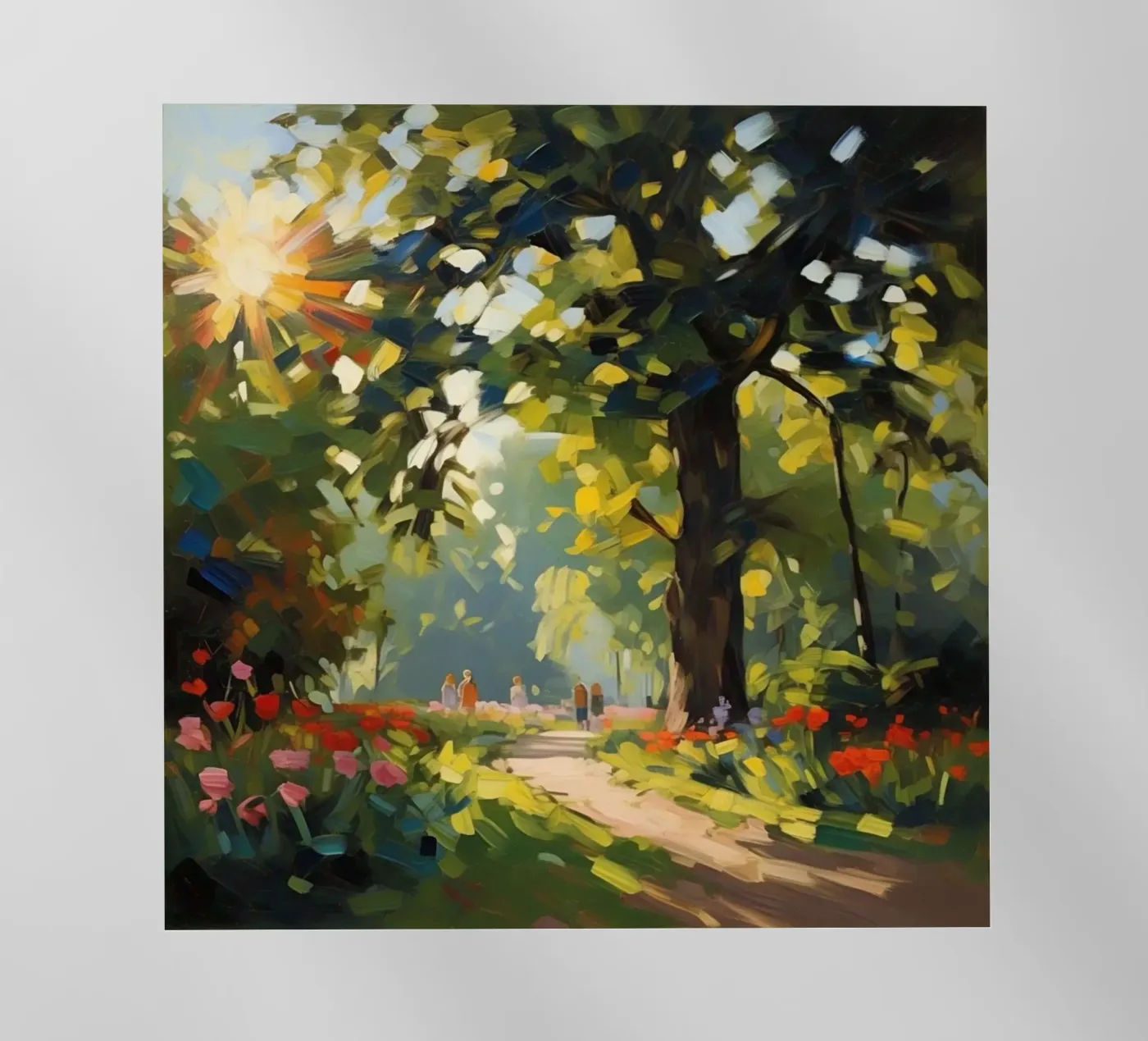 alberi alla luce del sole pellicola backlit da Earthly Visions