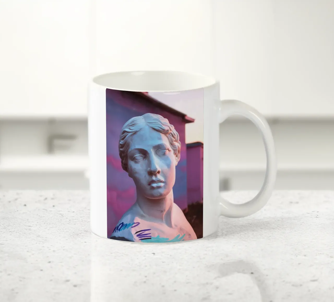 passato artistico #2 tazza in ceramica da rafael campezato