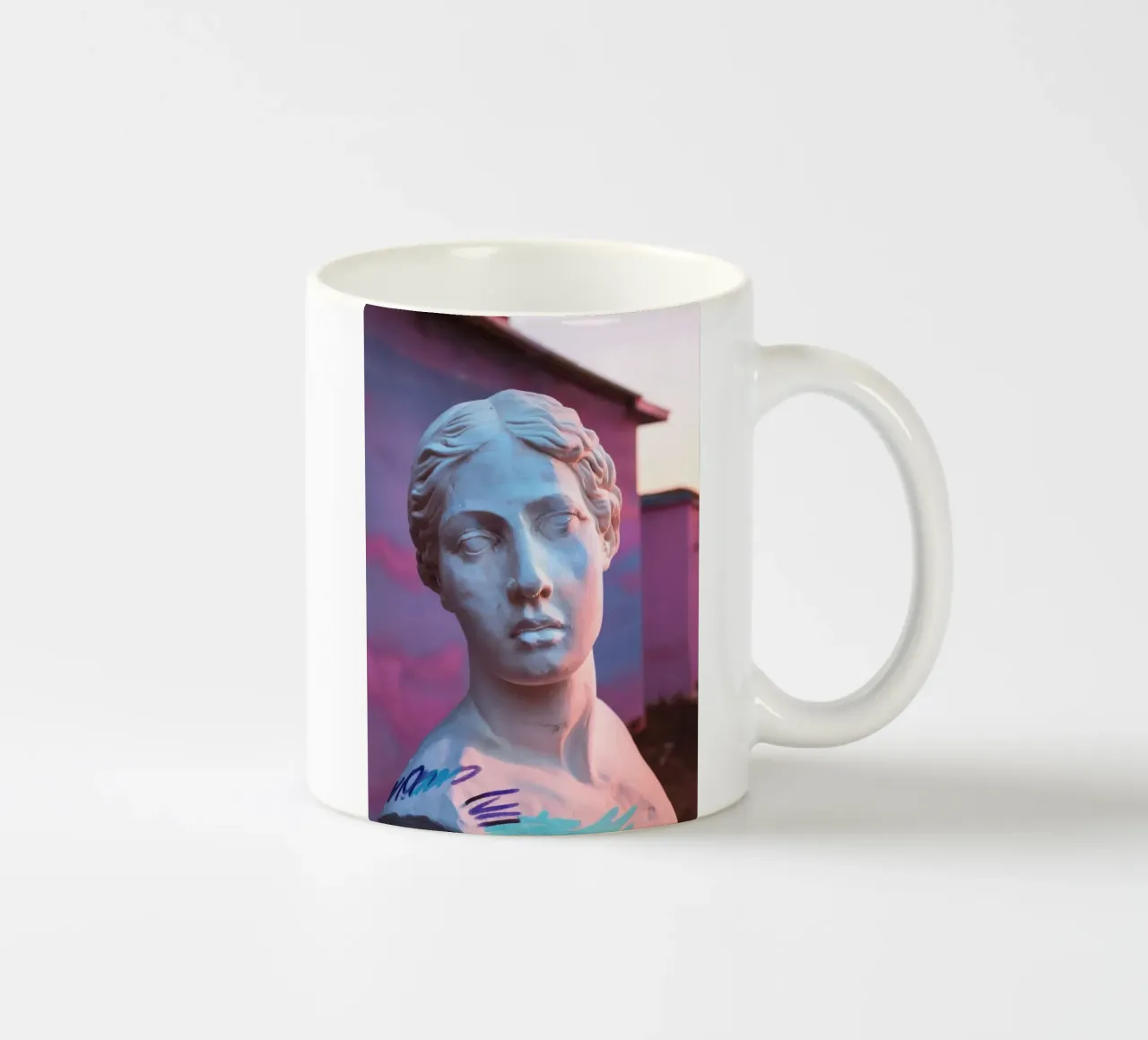 passato artistico #2 tazza in ceramica da rafael campezato