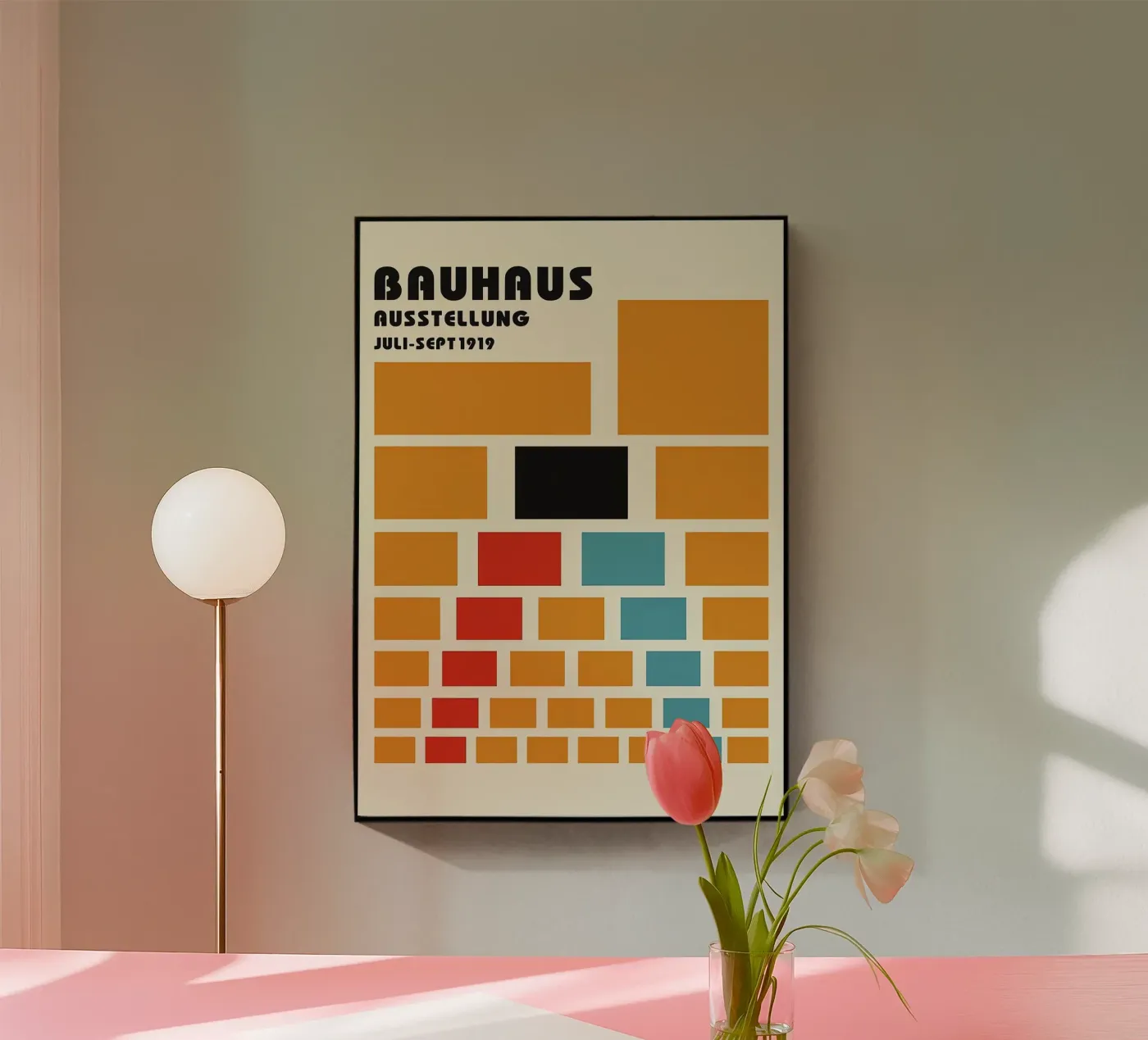 Bauhaus acrylic glass by Brooke