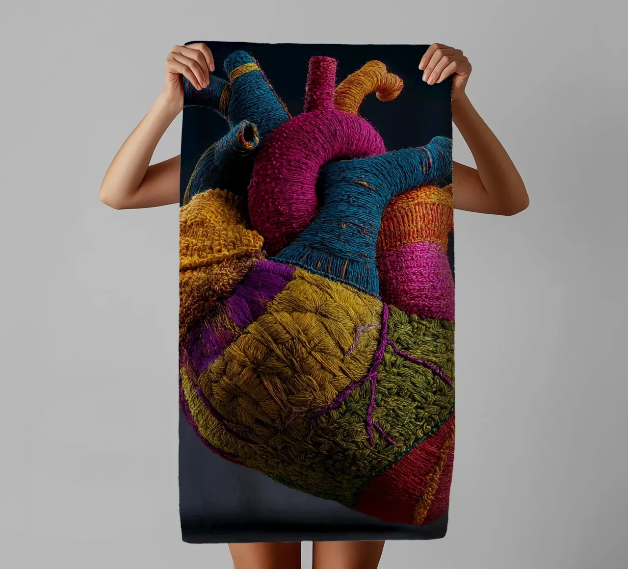 Heart and Carpet asciugamano da bagno da Motivate-Today
