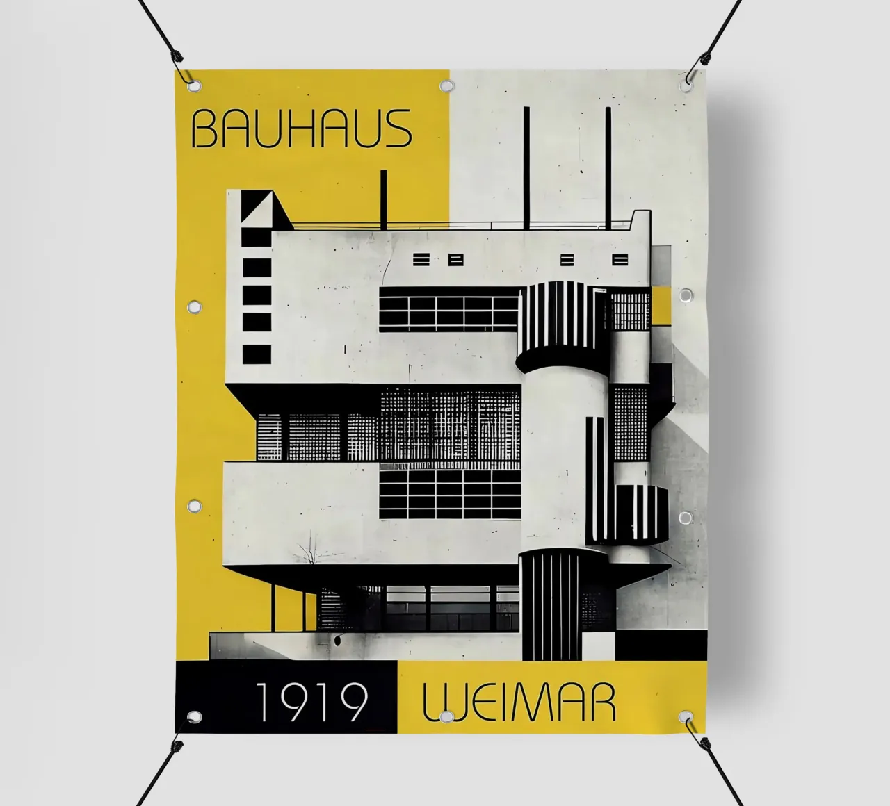 Bauhaus telo in pvc da Brooke