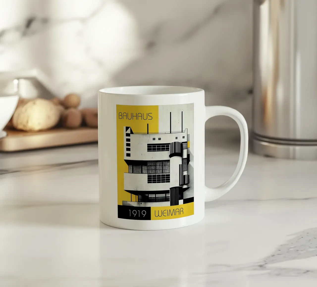 Bauhaus tazza in ceramica da Brooke