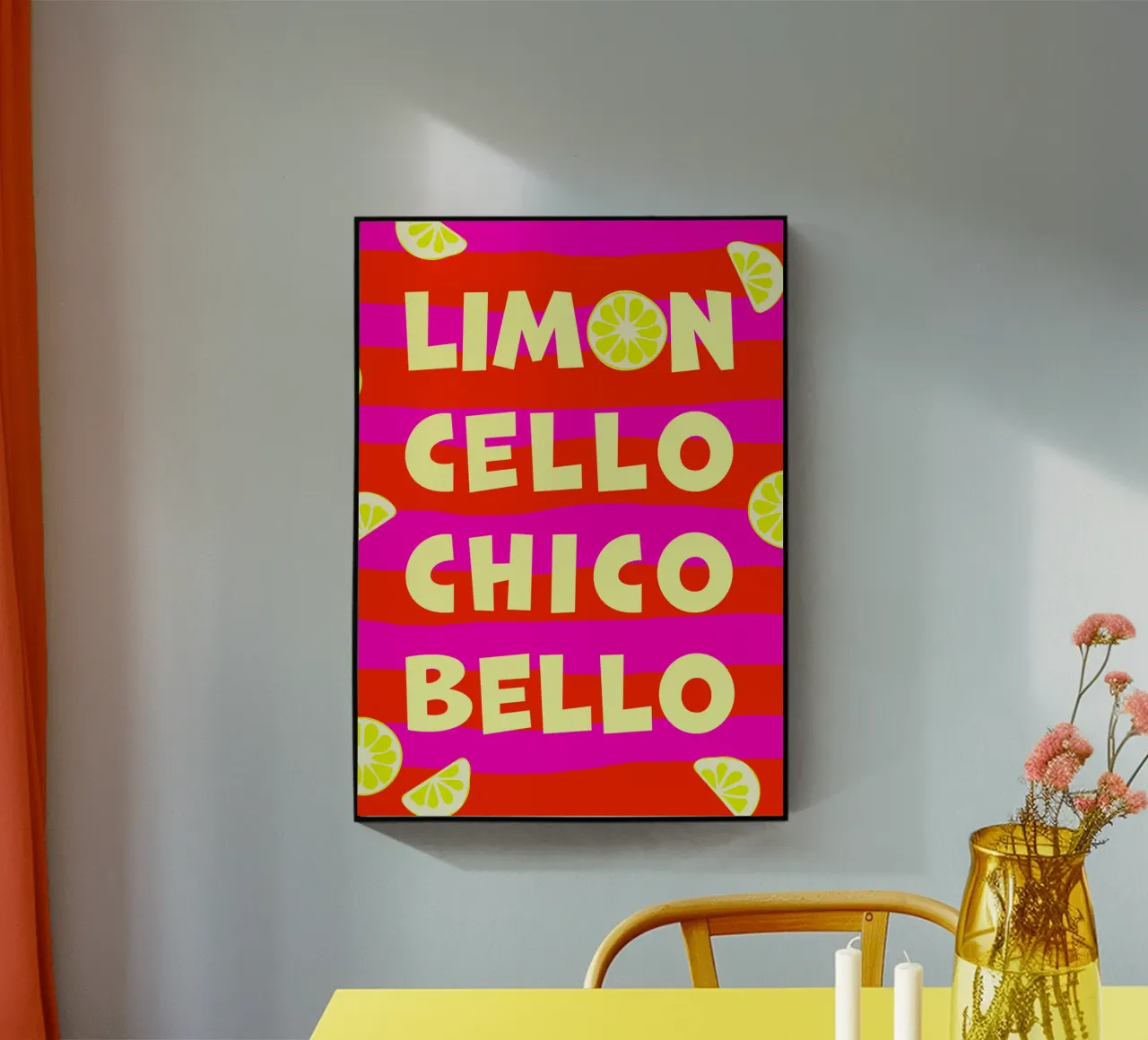 limoncello. chicobello. plexiglass da FRICKE DESIGN