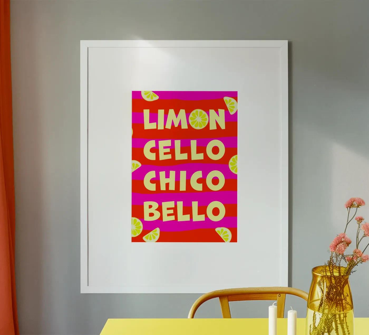 limoncello chicobello poster da FRICKE DESIGN