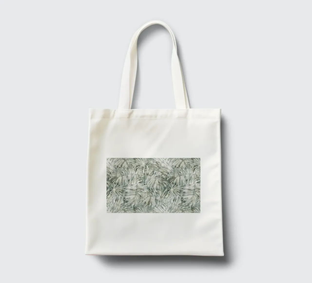 Palm Pattern borsa in juta da treechild