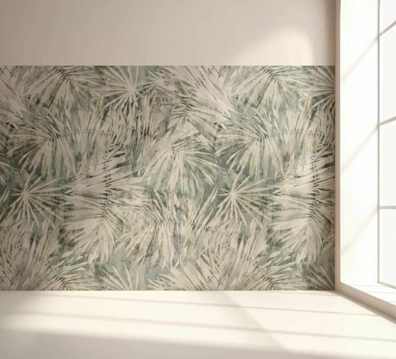 Palm Pattern fotobehang van treechild