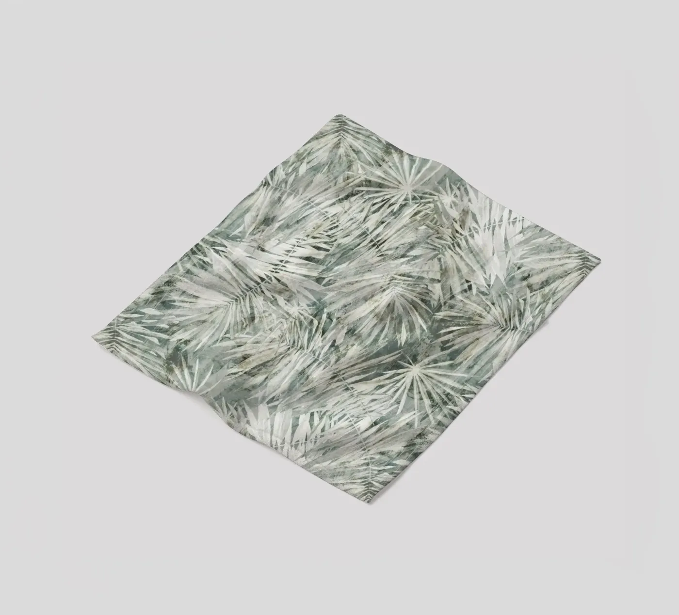 Palm Pattern fleece blanket by treechild