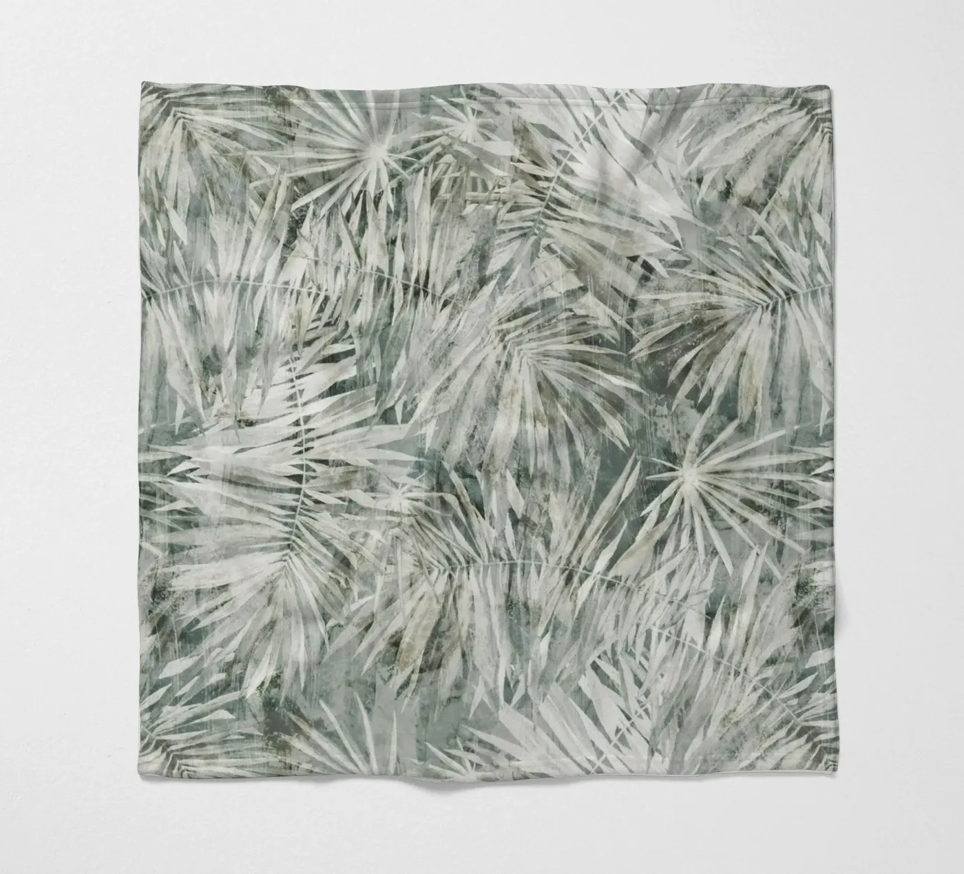 Palm Pattern fleece blanket by treechild