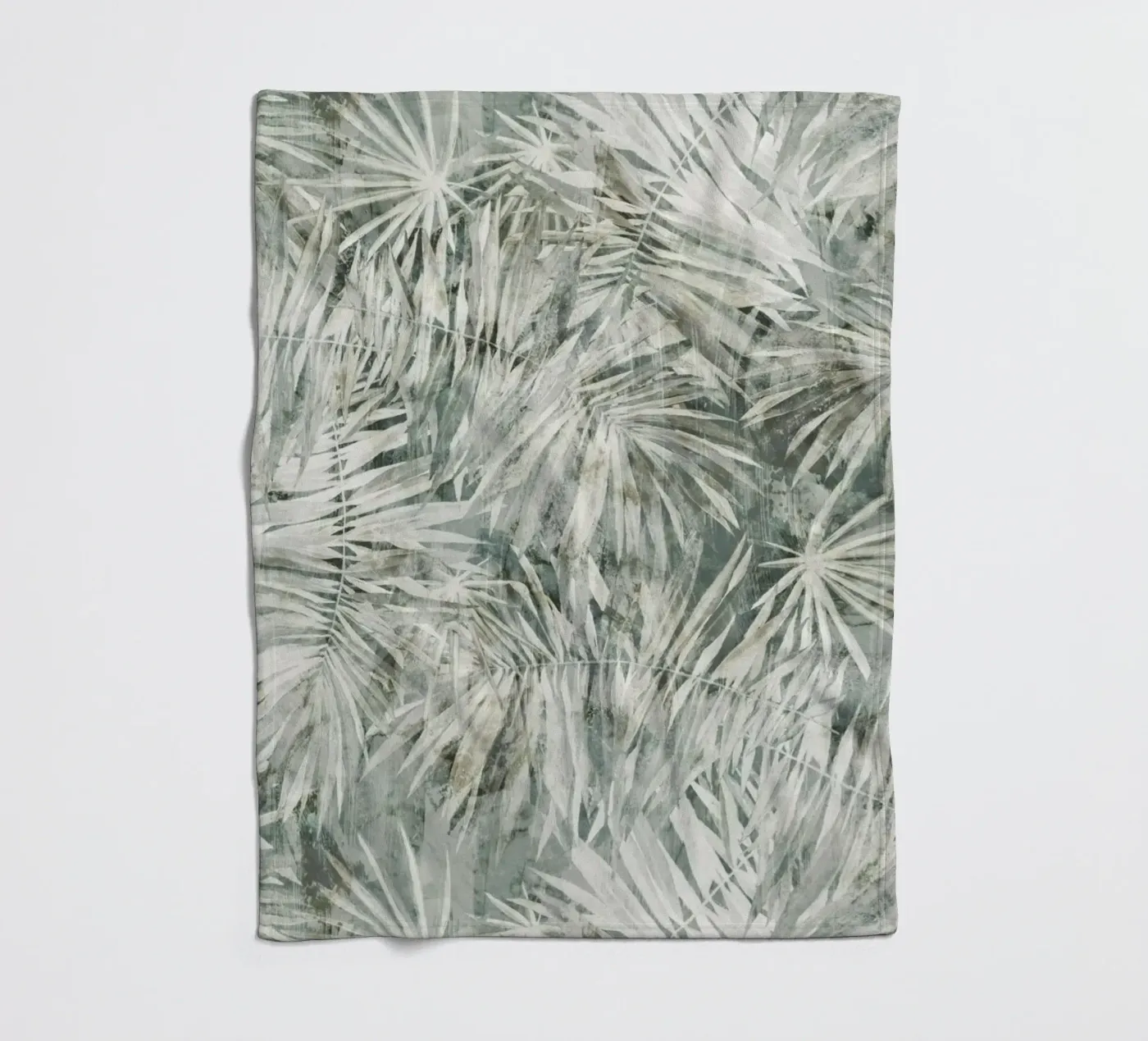 Palm Pattern fleece blanket by treechild