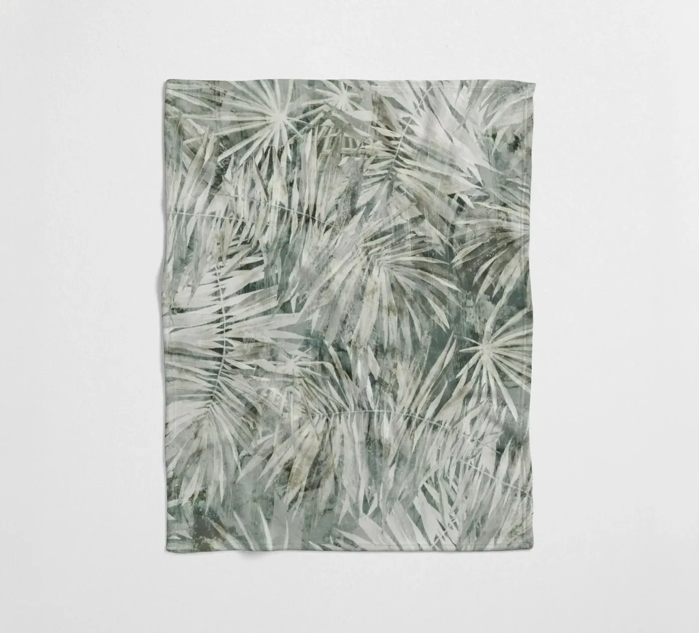 Palm Pattern fleece blanket by treechild