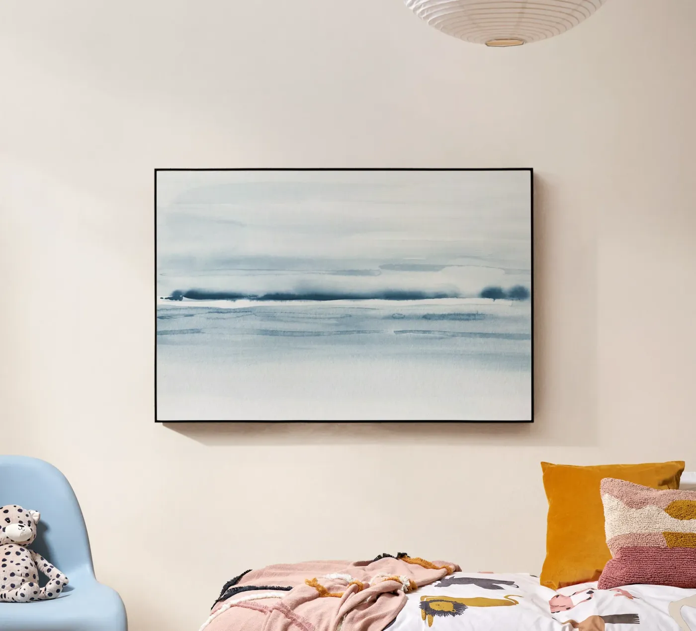 Onde del mare blu plexiglass da NouveauPrints