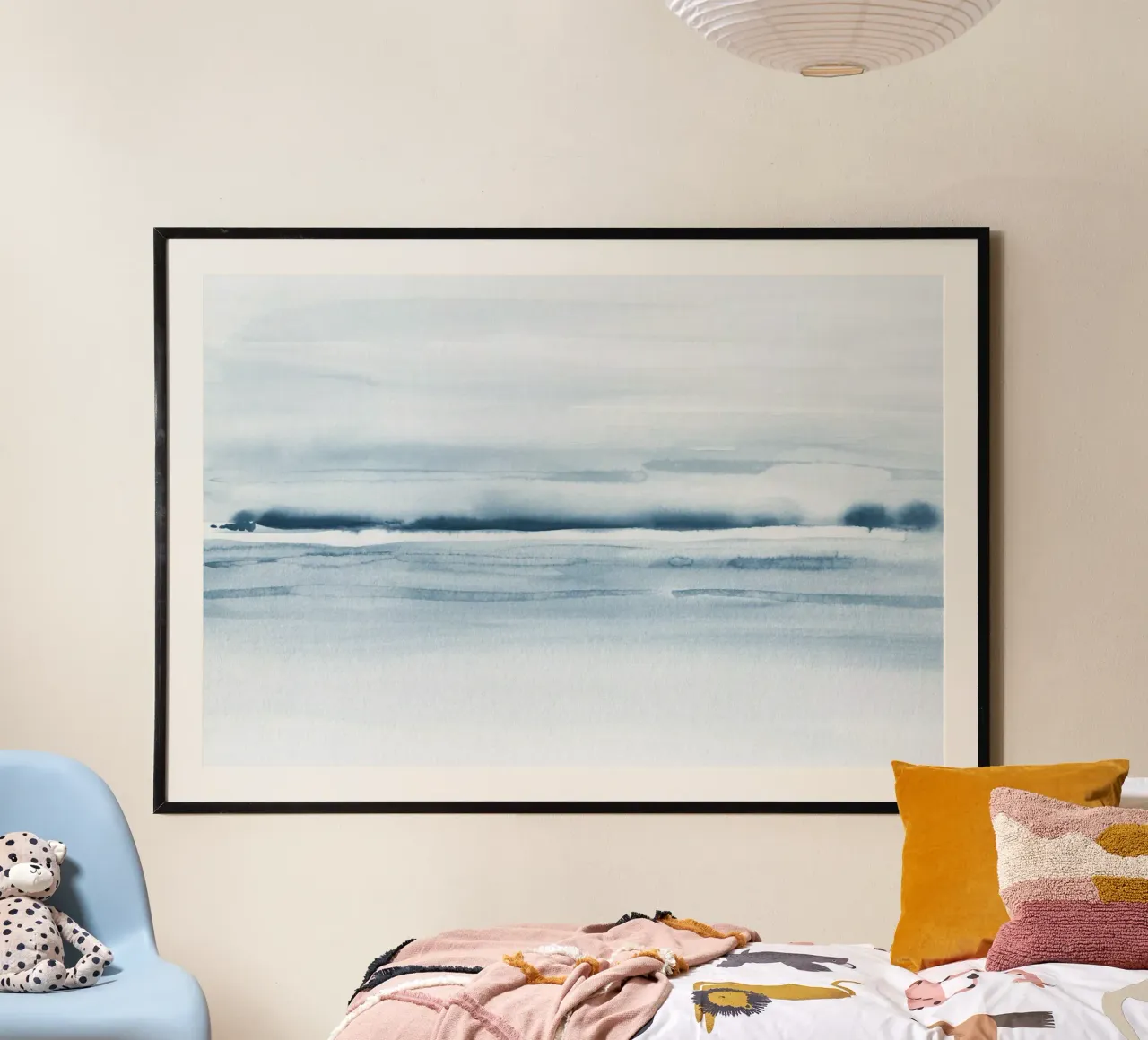 Blue sea waves hahnemühle by NouveauPrints