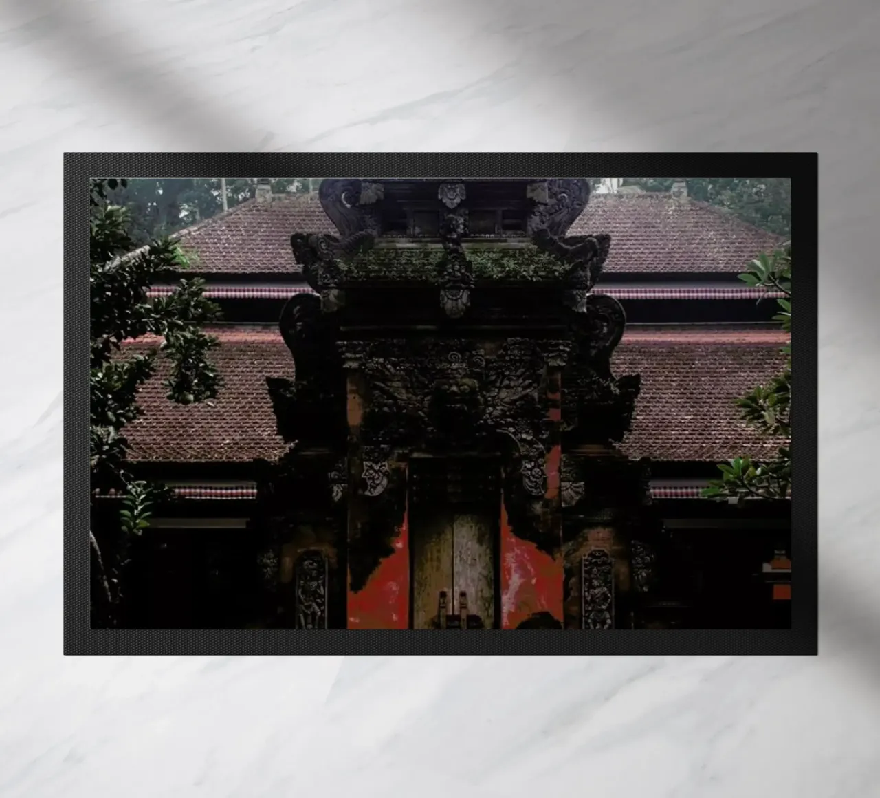 Bali Hindu Tempels & Palms zerbino da Studio Nahili