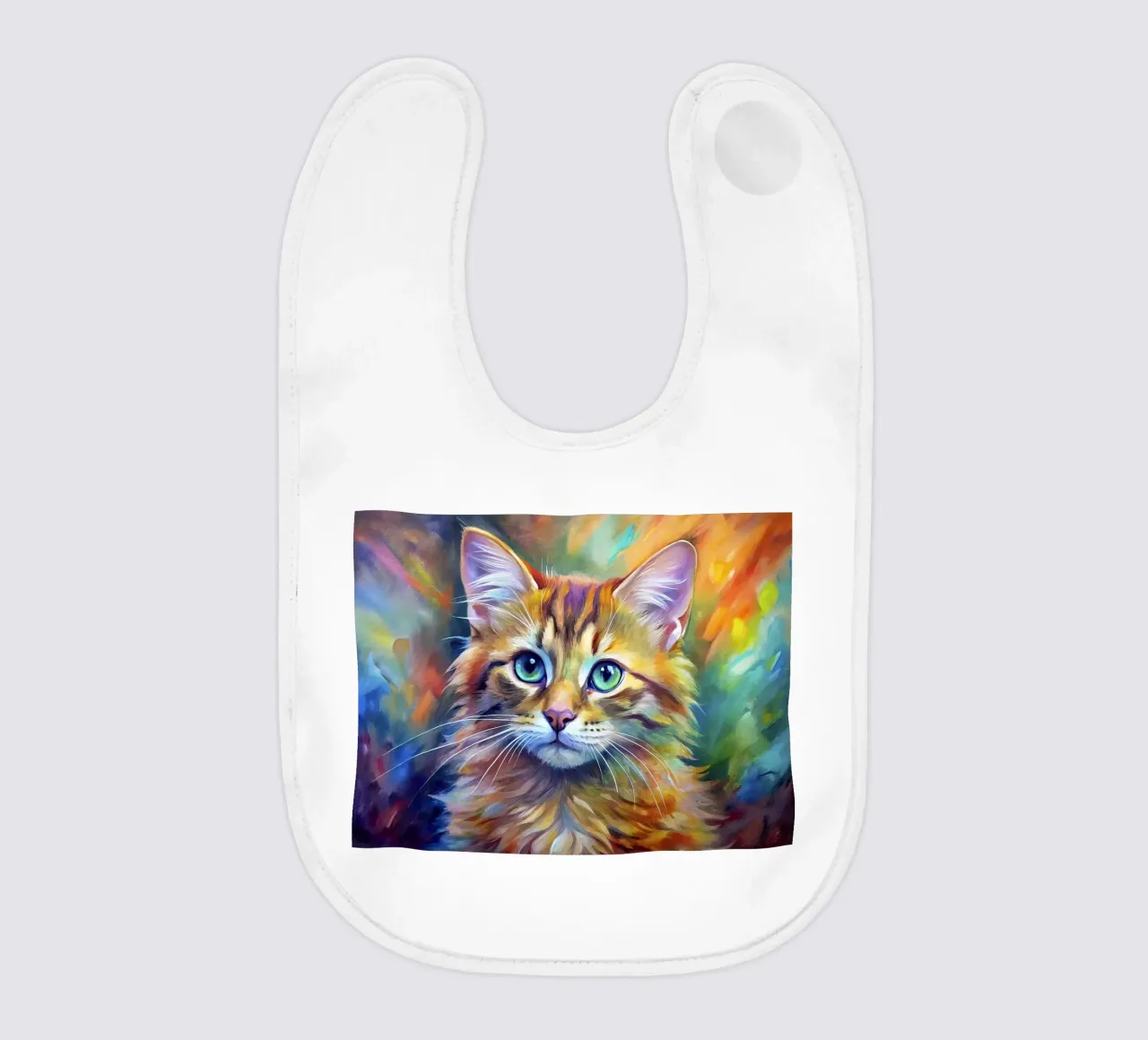 Gatto in acquerello bavaglino da Point and Art