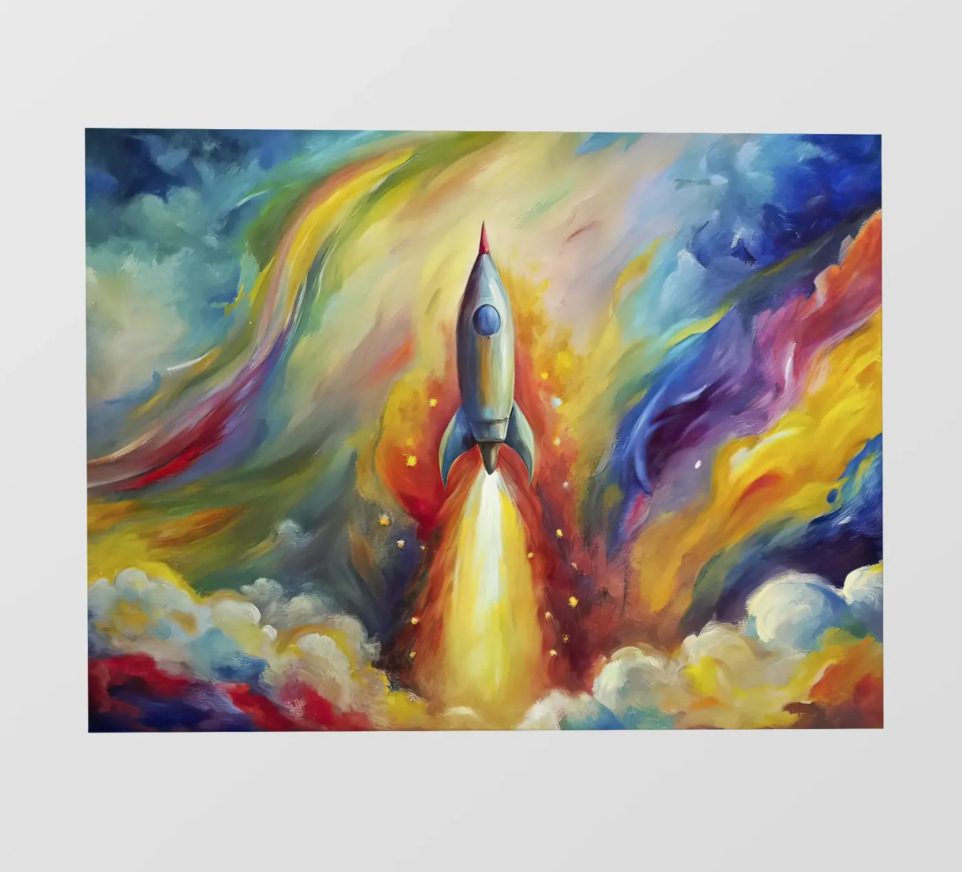 razzo spaziale pellicola backlit da 🐹 BABY ART PRINTS