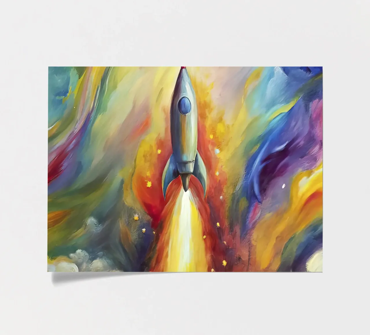 space rocket sticker sheet by 🐹 BABY ART PRINTS