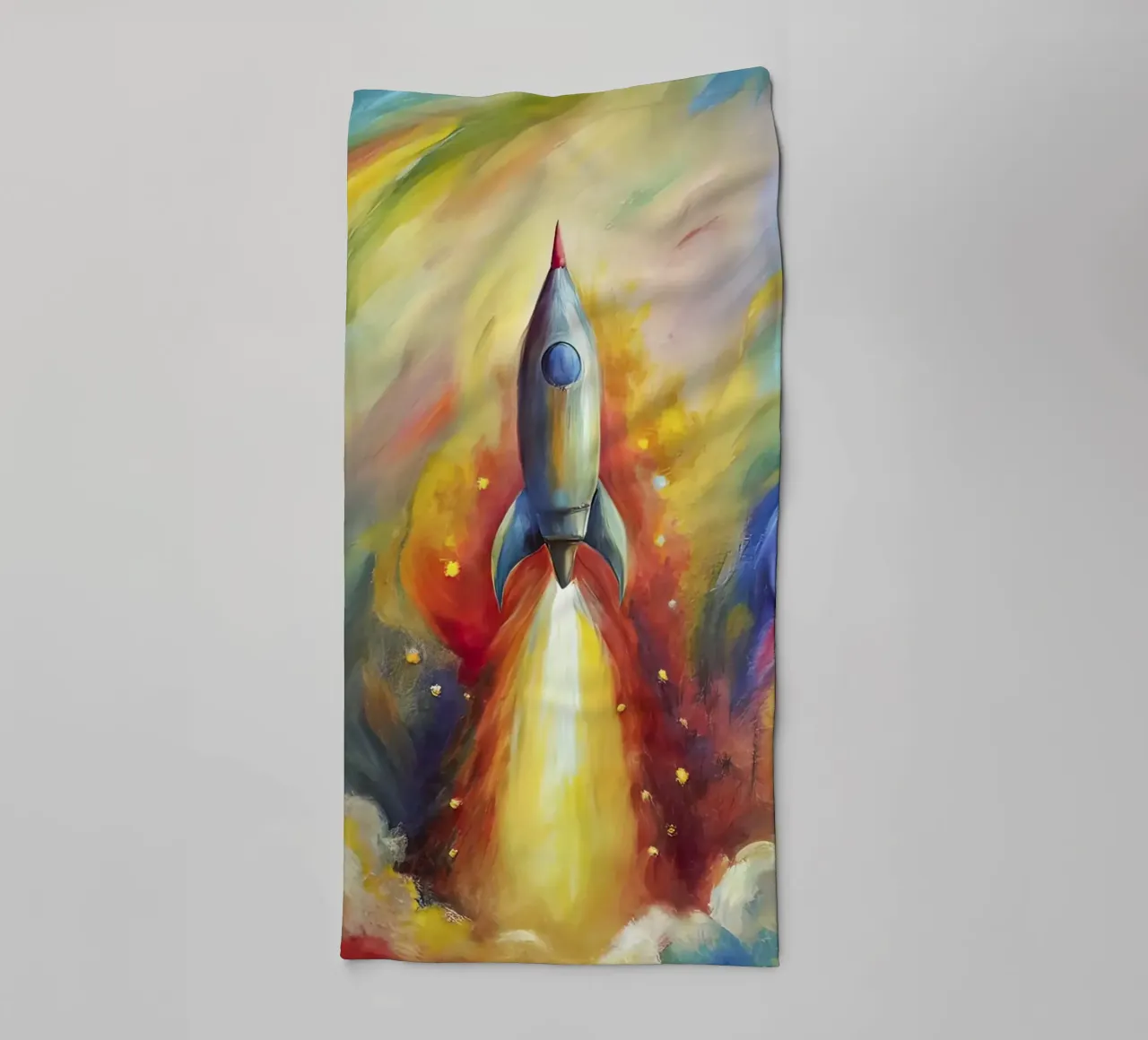 fusée spatiale serviette de bain de 🐹 BABY ART PRINTS