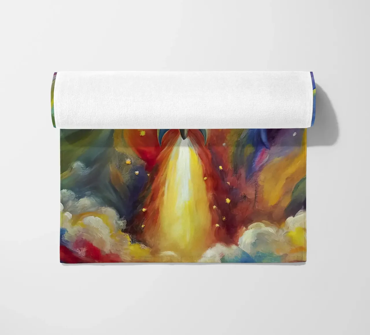 razzo spaziale telo mare da 🐹 BABY ART PRINTS