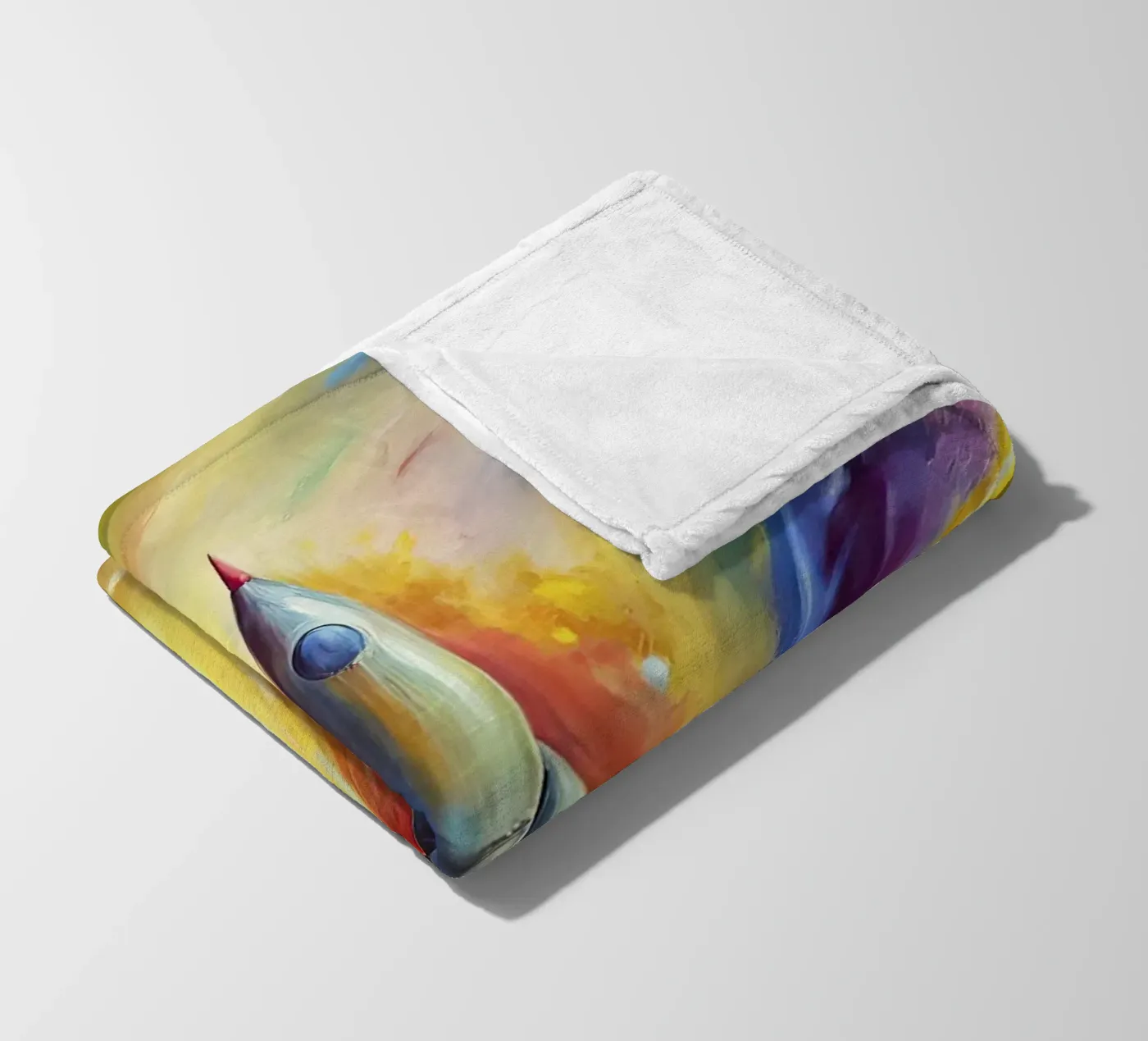 space rocket fleecedeken van 🐹 BABY ART PRINTS