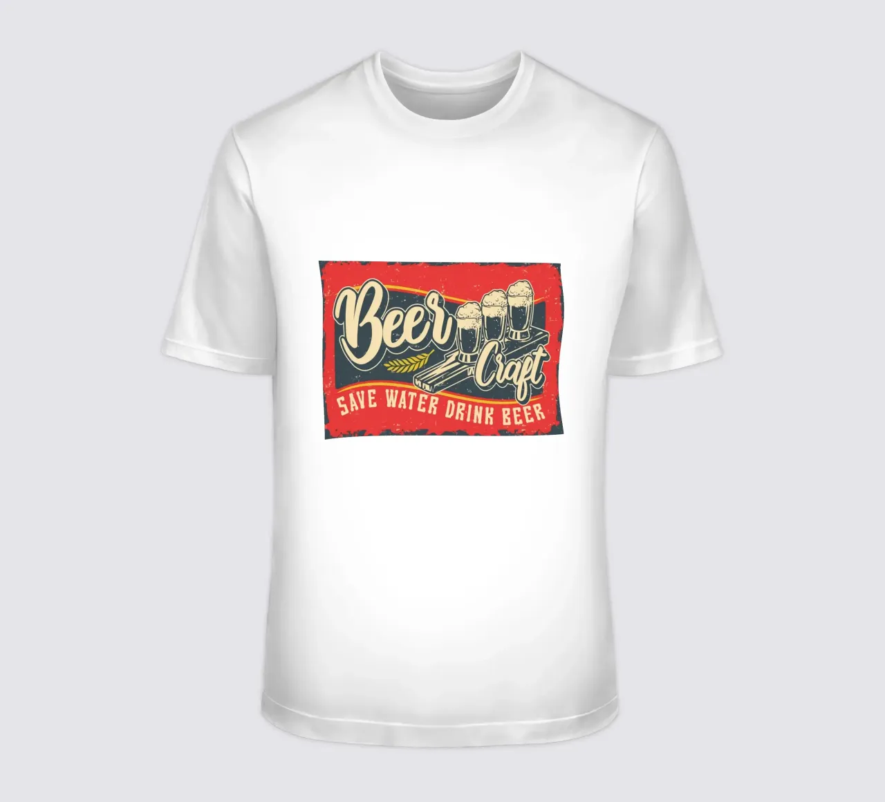 Poster "Salva l'acqua bevi la birra t-shirt da Jodie Art