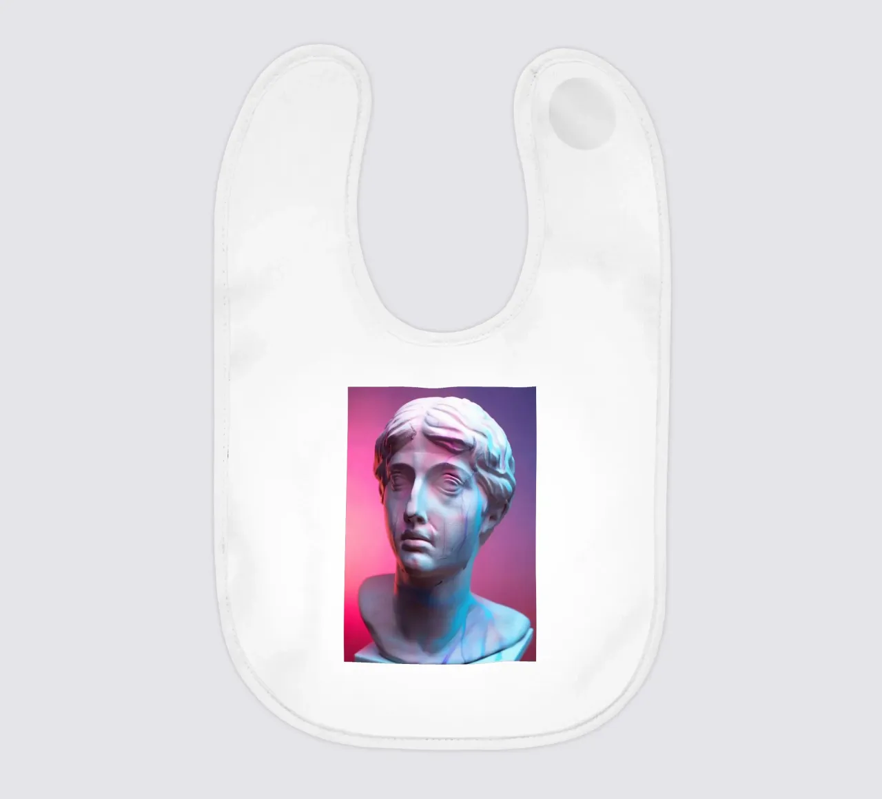 artistic past #3 baby bib by rafael campezato