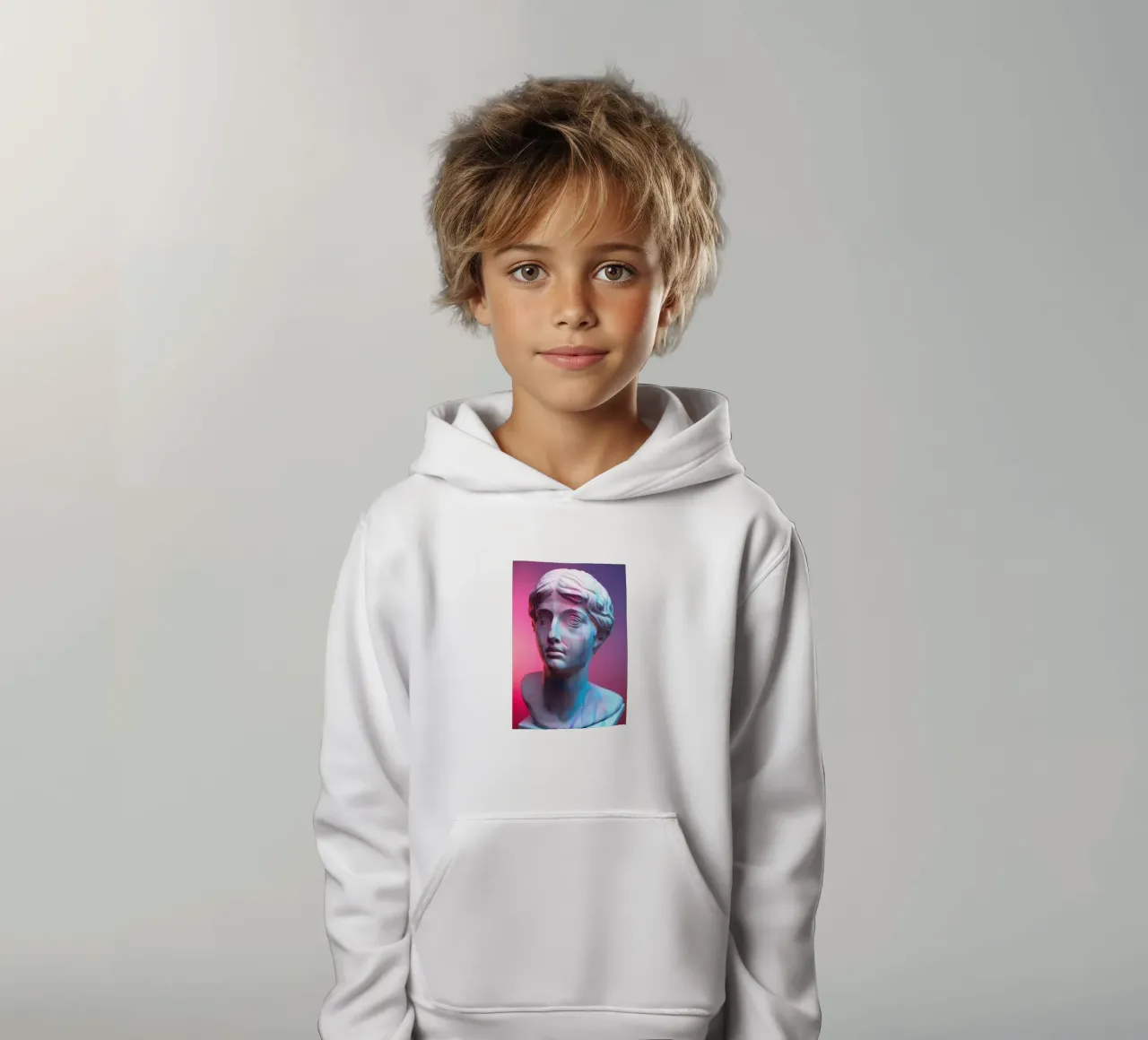 artistic past #3 kids hoodie by rafael campezato