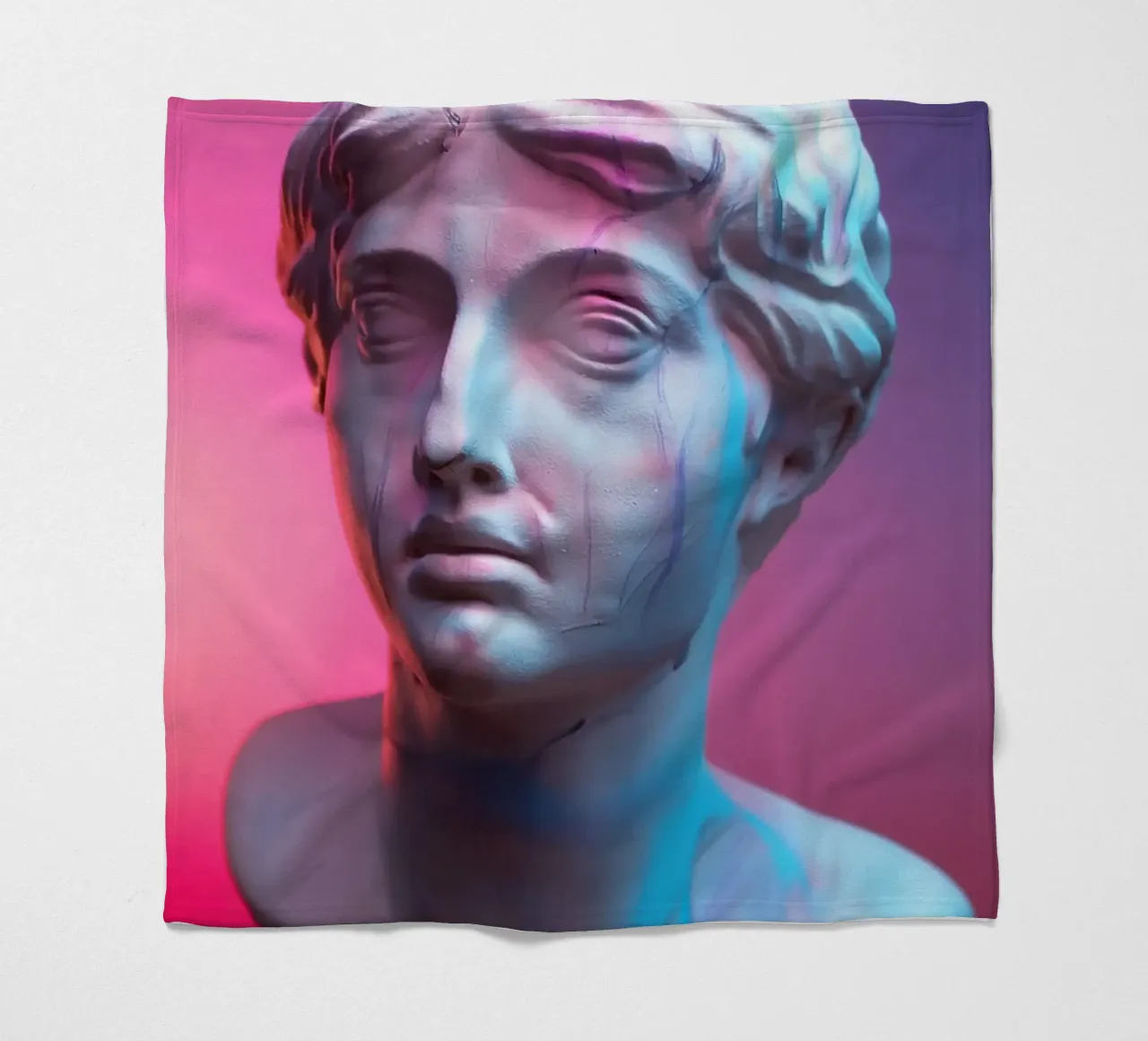 artistic past #3 fleece blanket by rafael campezato