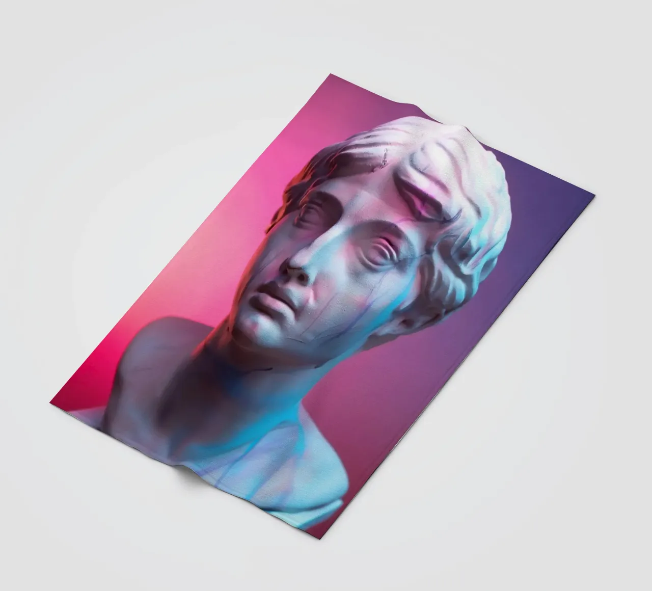 artistic past #3 fleece blanket by rafael campezato