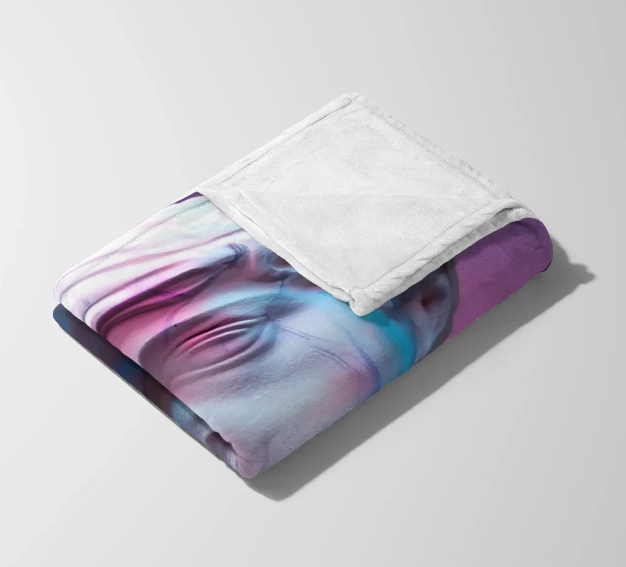 artistic past #3 fleece blanket by rafael campezato