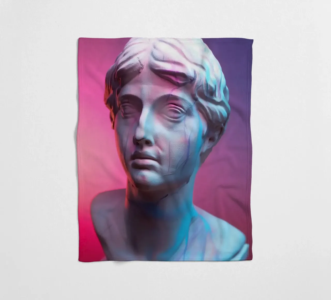 artistic past #3 fleece blanket by rafael campezato