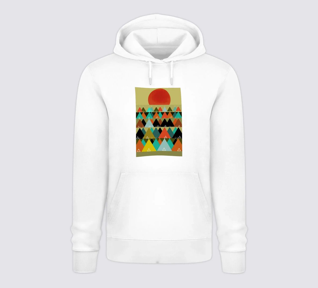 tipi moon felpa con cappuccio da Brian Buckley